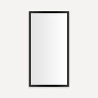 Robern PC1630D4TRE83 Profiles 16" W X 30" H X 4" D Medicine Cabinet, Electrical Outlet, USB Charging Ports, Right Hinge in Matte Black