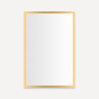 Robern PC2030D4TRE82 Profiles 19-1/4" L X 30" H X 4" D Framed Cabinet Right Hinge with Electrical Outlet in Matte Gold