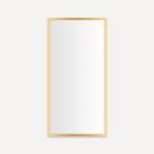 Robern PC2040D6TNN82 Profiles Framed Cabinet, 20" L X 40" H X 6" D, Matte Gold, Non-Electric, Reversible Hinge