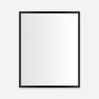 Robern PC2430D6TNN83 Profiles 24" W X 30" H X 6" D Framed Medicine Cabinet in Matte Black and Non-Electric with Reversible Hinge (Non-Handed)