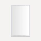 Robern PC2440D6TNN76 Profiles Framed Cabinet, 24" W X 40" H X 6" D, Chrome, Non-Electric, Reversible Hinge