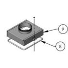 Peerless 90241 Flue Collector and Damper Assembly