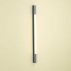Robern PL30PWHN 1.5 Series Vertical Lighting, 1-1/2" L X 30" H X 2-1/8" D, PL Series Compatible, Fluorescent, Acrylic Shade, White End Caps
