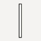 Robern PL3.540TLSC83DV Profiles Framed Lighting 3-1/2" W X 39-3/8" H X 4-5/8" D in Matte Black with Variable 2700K to 5600K Temperature (Warm to Cool Light)
