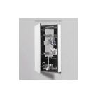 Robern PLM2030GLE Gray PL Series Frameless 19-1/4"W x 30"H Medicine Cabinet with Electric Option Left Hinge