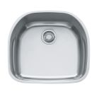 Franke PRX11021 Prestige 22" L X 20" W X 9" D Undermount Stainless Steel Single Bowl Kitchen Sink in Steel
