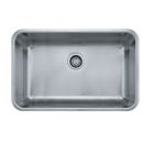 Franke GDX11028 Grande 30" L X 19" W X 9" D Rectangular Stainless Steel Undermount Single Bowl Kitchen Sink in Steel