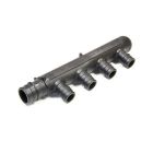 Uponor Q2247550 ¾" EP Branch Multi-port Tee, 4 outlets
