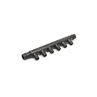 Uponor Q2267557 EP Flow-through Multi-port Tee, 6 outlets, ¾" x ¾" ProPEX