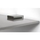 Frost Design Q300403725 Q3004.037.25 Quadra Shelf Clamp 4 with Back Plate (2 Pc) Zinc Polished Chrome