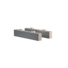 Frost Design Q300512010 Q3005.120.10 Quadra Wall-mounted shelf support 12 cm deep (set of 2) brushed nickel