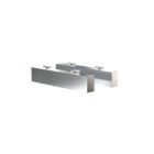 Frost Design Quadra Q3005.120.25 Wall shelf support 12 cm deep (set of 2) in Polished Stainless Steel