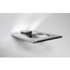 Frost Design Quadra Q3032.090.25 Shelf 4 90 mm with Clamp in Polished Chrome