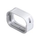 Rectorseal 85109 Slimduct 3.75" Flex Adaptor 100 in White