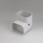 Rectorseal 86102 Slimduct 3.75" 90° Vertical Ell 100 in White