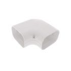 Rectorseal 86111 Slimduct 3.75" 90° Flat Elbow in White