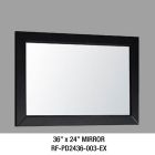 Madeli RF-PD2436-003-WA Elegant - 24"/36" H Framed Mirror in Ash Grey