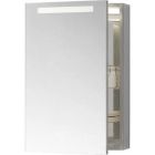 Ronbow 619623-BN Contemporary style 23 Inch x 30 Inch metal medicine cabinet w/LED on top-Brushed Nickel