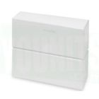 Runtal FEC-3-6R-9010R Right End Cap Pipe Cover For Uf 3 In White