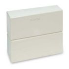 Runtal FEC-4-6L-9001 Left End Cap Pipe Cover in Cream White