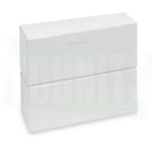 Runtal FEC-4-6L-9010R Left End Cap Pipe Cover In White