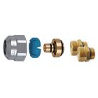 Ecostyle RV-NA10534 1/2" Nominal PEX Radiator Fittings with Conical Radiator Adapter