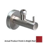 Vola S10-14 1/2" Angle Stop Valve in Bright Red
