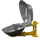 Bradley S19224DC Halo™ 0.4 GPM Eyewash Bowl & Dust Cover in Stainless Steel