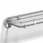 Samuel Heath N2113-CP N2113.CP Glass Shelf in Chrome Plated