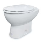 Saniflo 087 Saniflush 1.28 GPF Elongated Toilet Bowl Only with Seat in White (Tank Sold Separately)