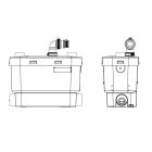Saniflo 008 Heavy Duty Drain Pump For Kitchen Installation Or For Any Gray Water Application