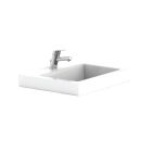 Gerber GSB13530 Vanity Sink Top in White with Single Lever Faucet in Polished Chrome (Vanity Base Sold Separately)