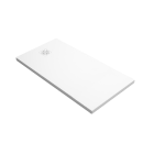 Blu Bathworks SB8150-01M 59" L X 32" W Blustone Shower Base in White Matte