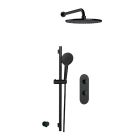 Aquabrass ABSZSHOWERBOX01EBK Shower Faucet System in Electro Black (Rough Valve Sold Separately) 