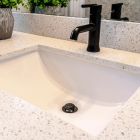 Studiolux SLS800 19" L X 14-7/20" W X 12" H Rectangular Undermount Sink in White