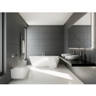Studiolux SLT700 21-7/8" L X 14-3/20" W X 13-3/4" H Wall Hang Toilet in White