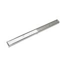 Infinity Drain S-LTIF 6560 PS 60" S-PVC Series Low Profile Complete Kit with 2-1/2" Tile Insert Frame in Polished Stainless