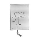 Sloan 03453290 ROYAL 195 ESS-0.125-W/BOX-2-10-3/4-LDIM-HW Concealed Sensor Hardwired Urinal Flushometer in Rough Brass