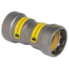 Mueller CP10150G Carbon Steel Press GAS Coupling with Stop P x P, 2"