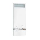 Flaminia SPHC 16.53" W X 2.5" L X 39.47" H Hot/Cold Mirror with Lamp & Arranged for Three Faucet Holes (Faucets Not Included)