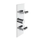Davinci SRG-RE-H151-3H-3580031 SRG 3-Handle Thermostatic Trim Only in Satin Nickel