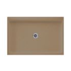 Swan SF03248MD.091 SS-3248 Swanstone 32" D x 48" W X 5-1/2" H Alcove Shower Pan with Center Drain in Barley