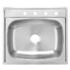 Kindred SS803BX Self Rimming Kitchen Sink Stainless Steel