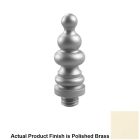 Merit Metal 1SET OF 4 STC-3 Polished Brass STEEPLE Tip Finial CON