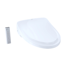 Toto SW3054AT40#01  Elongated Classic WASHLET®+ S550e Electronic Bidet Toilet Seat with EWATER+ Wand Cleaning in Cotton White