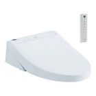Toto SW3084#01  Elongated Contemporary Washlet® C5 Electronic Bidet Toilet Seat with Premist and EWATER+ Wand Cleaning in Cotton White 