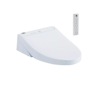 Toto SW3084T40#01 Elongated Contemporary Washlet®+ C5 Electronic Bidet Toilet Seat with Premist and EWATER+ Wand Cleaning in Cotton White
