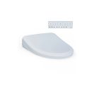 Toto SW4724AT40#01 Classic Washlet®+ S7 High-Tech Electronic Bidet Toilet Seat with EWATER+ Wand Cleaning in Cotton White