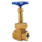 Nibco NL2H00D Bronze Gate Valve, 300-S/600-WOG PSI, w/ Rising Stem, Wheel Handle, 2" NPT Female
