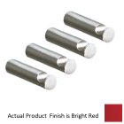 Vola T18-14 Set of Four 2" Towel Hooks in Bright Red